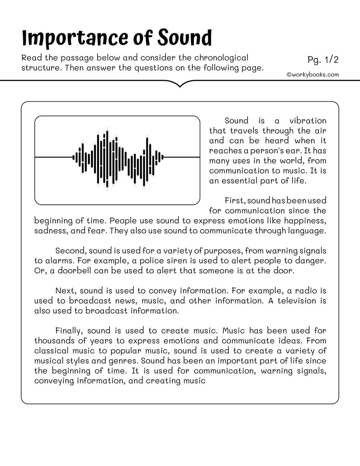 10 Free Science Reading Passages Worksheets Workybooks