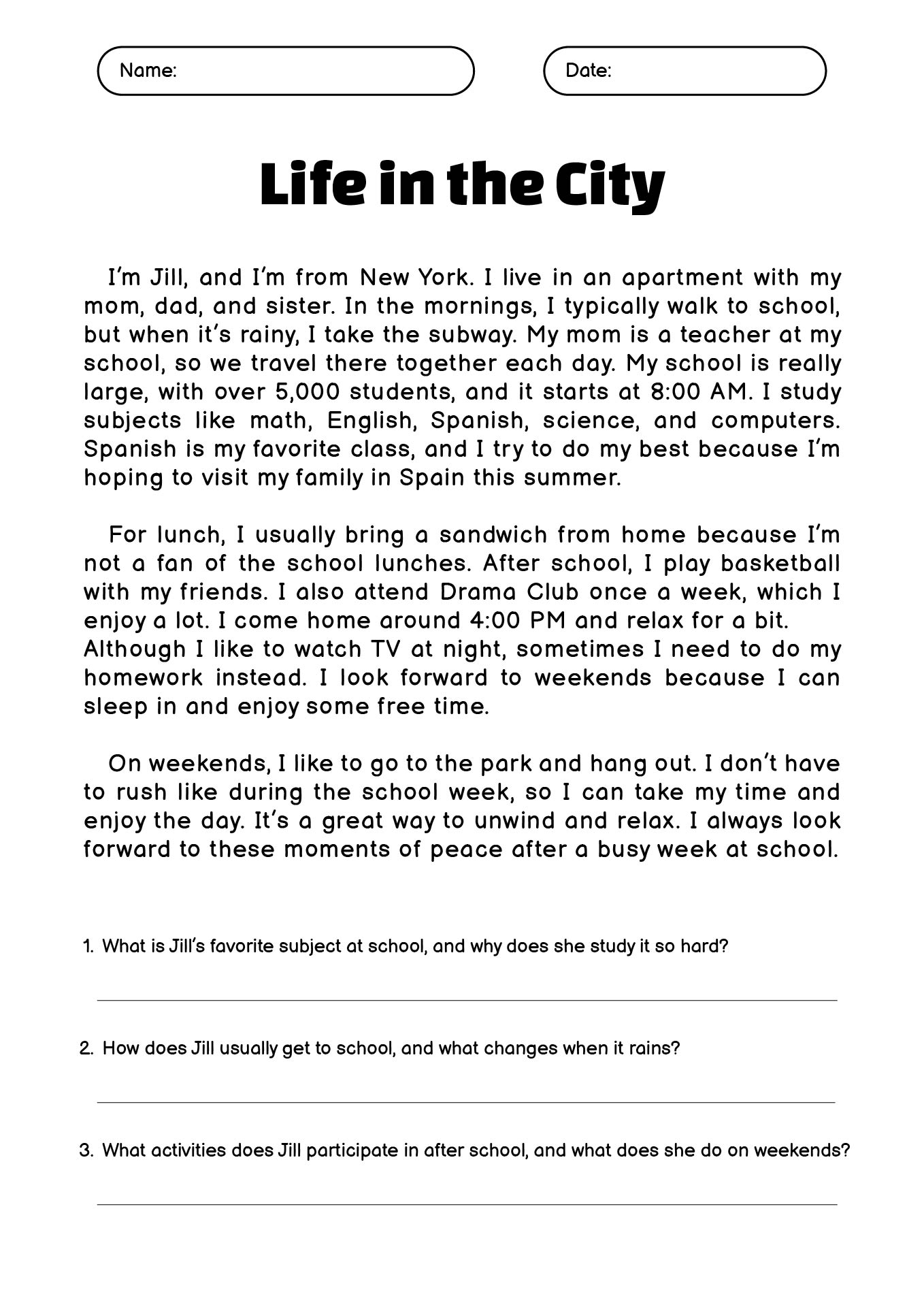 15 Printable 9th Grade Reading Comprehension Worksheets Free PDF At Worksheeto