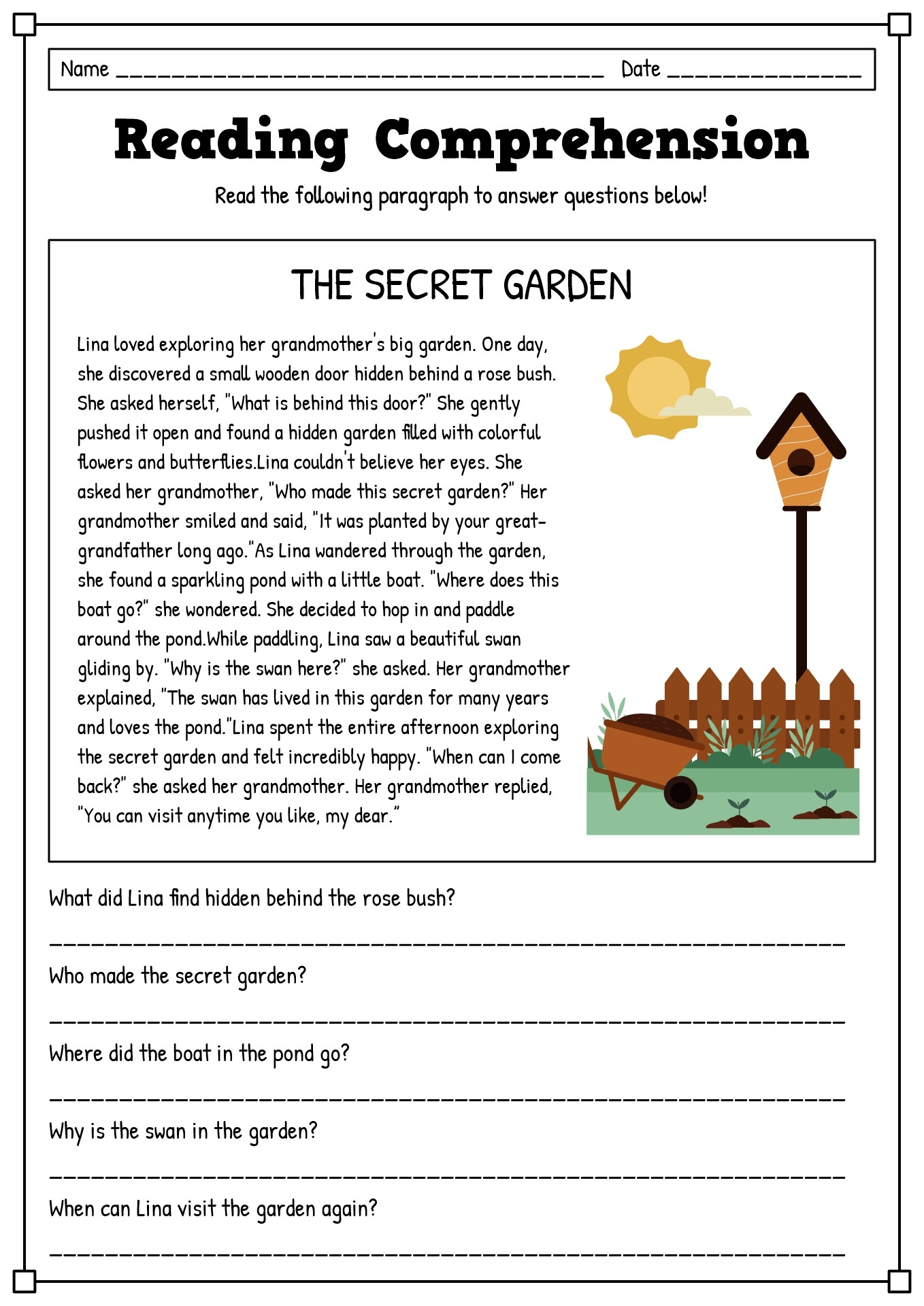 18 Wh Questions Reading Comprehension Worksheets Free PDF At Worksheeto