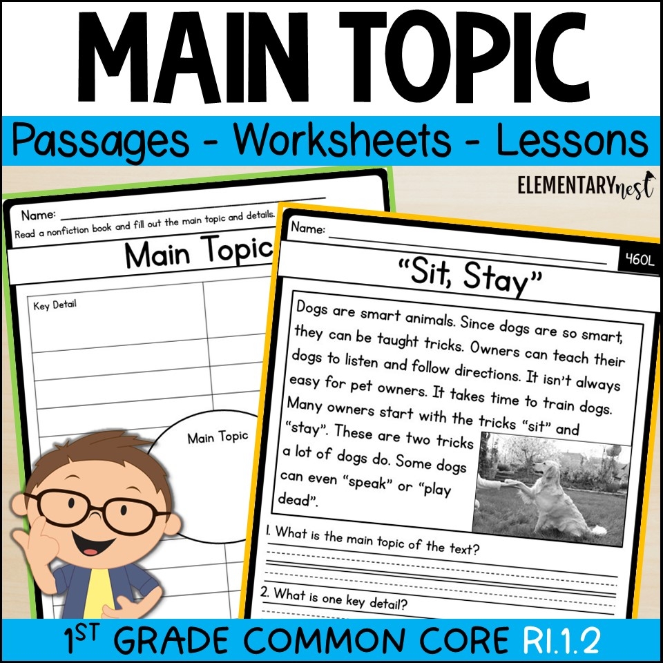 1st Grade Nonfiction Reading Comprehension Worksheets