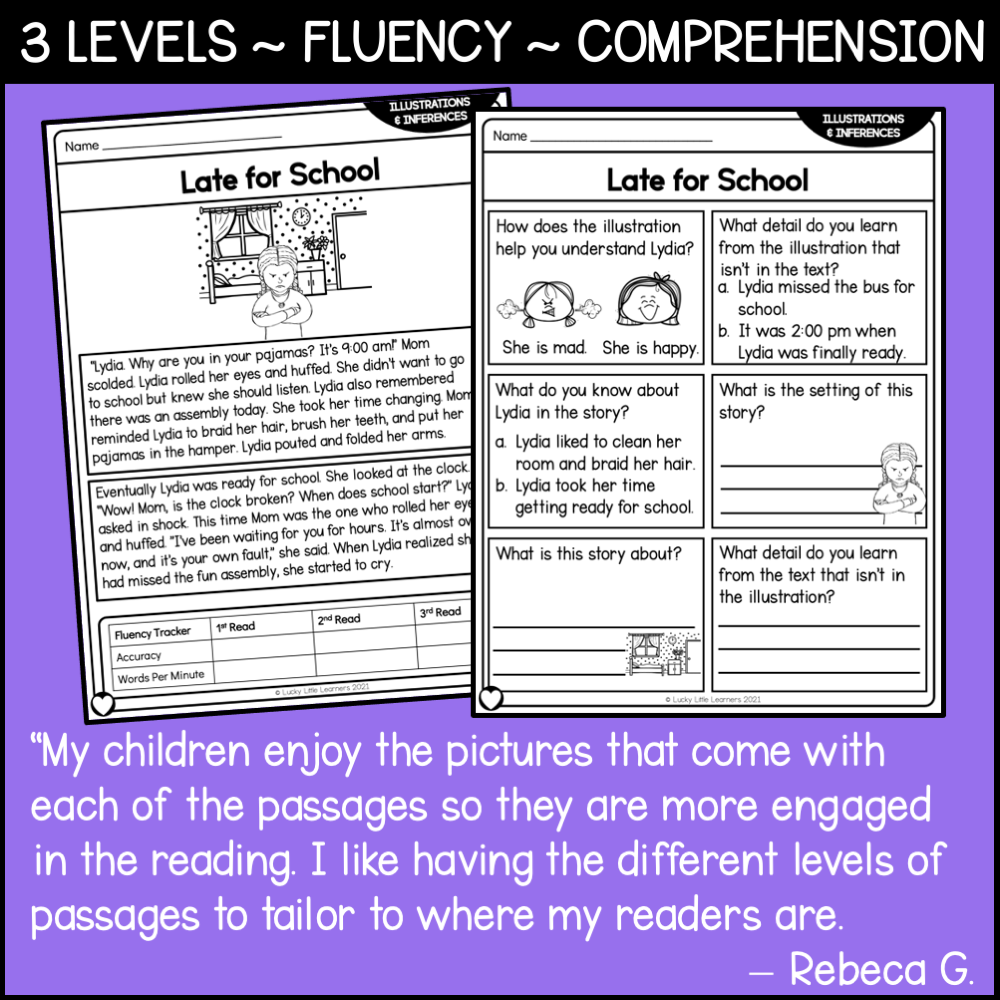 Worksheets Illustrations To Help Reading Comprehension