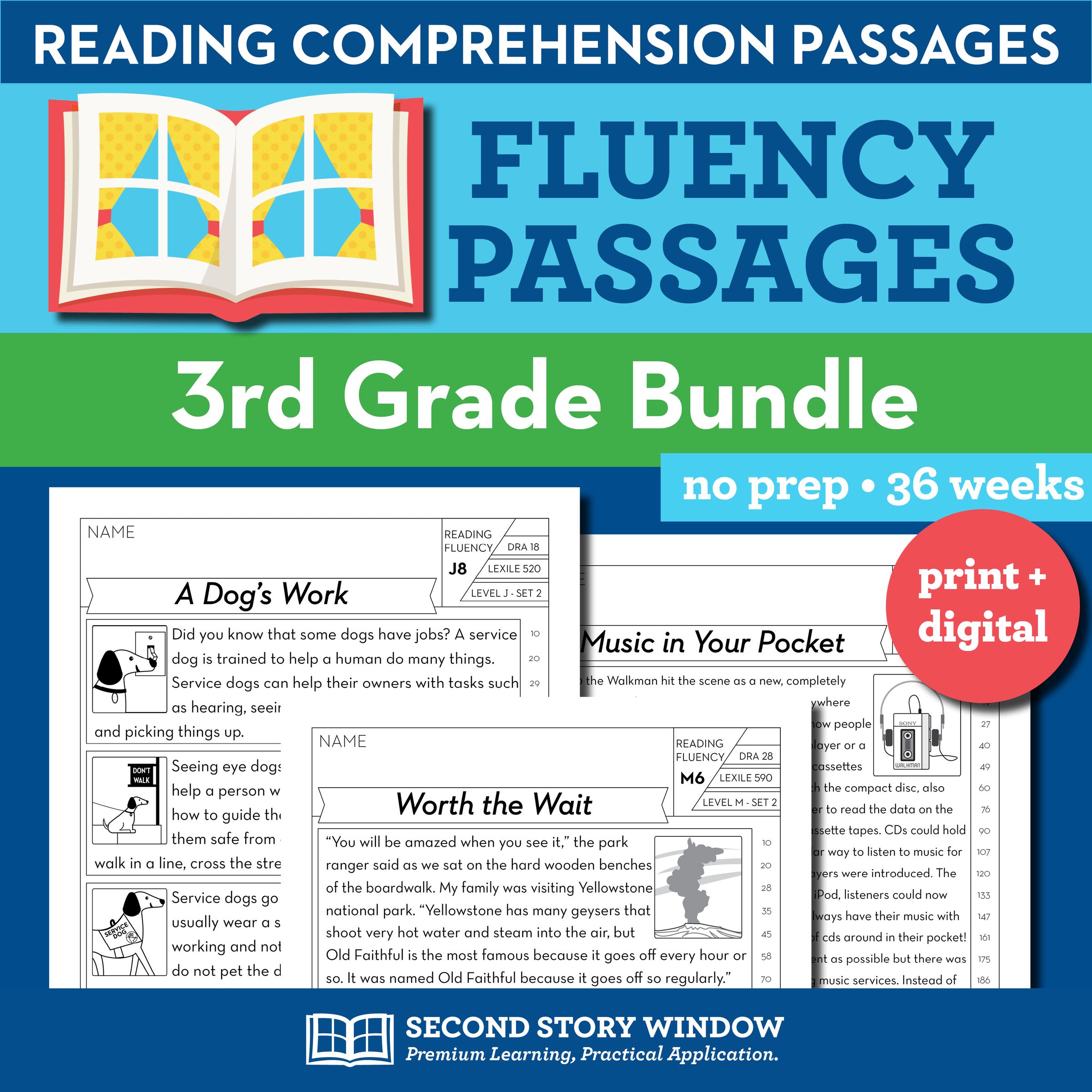 Third Grde Reading Comprehension Worksheets