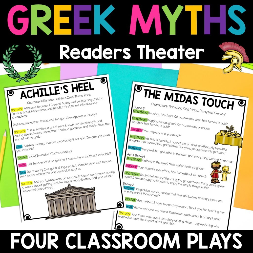 4th Grade Greek Mythology Fun And Engaging Activities Thrifty 