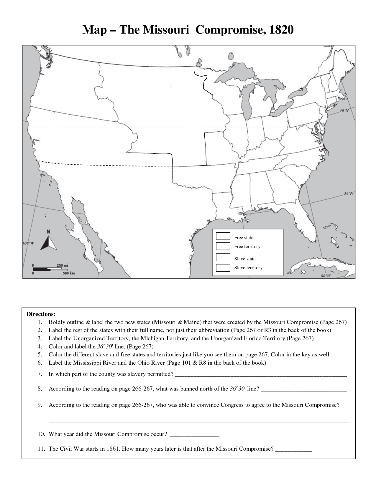 9 Best Missouri Compromise Ideas Missouri Compromise Missouri Teaching Social Studies