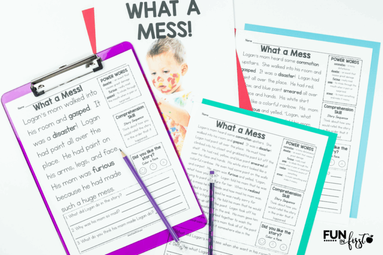 All In One Differentiated Reading Passages Fun In First