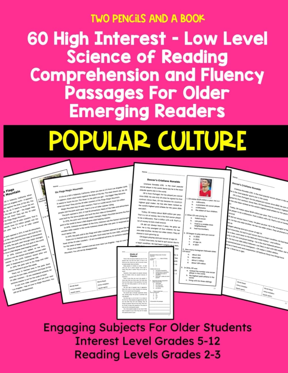 Amazon 60 High Interest Low Level Science Of Reading Comprehension And Fluency Passages For Older Emerging Readers High Interest Low Level Reading Practice For Older Struggling Readers 9798336936391 A Book 