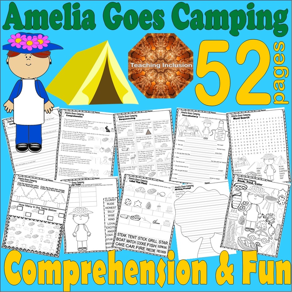Camping Reading Comprehension Worksheets