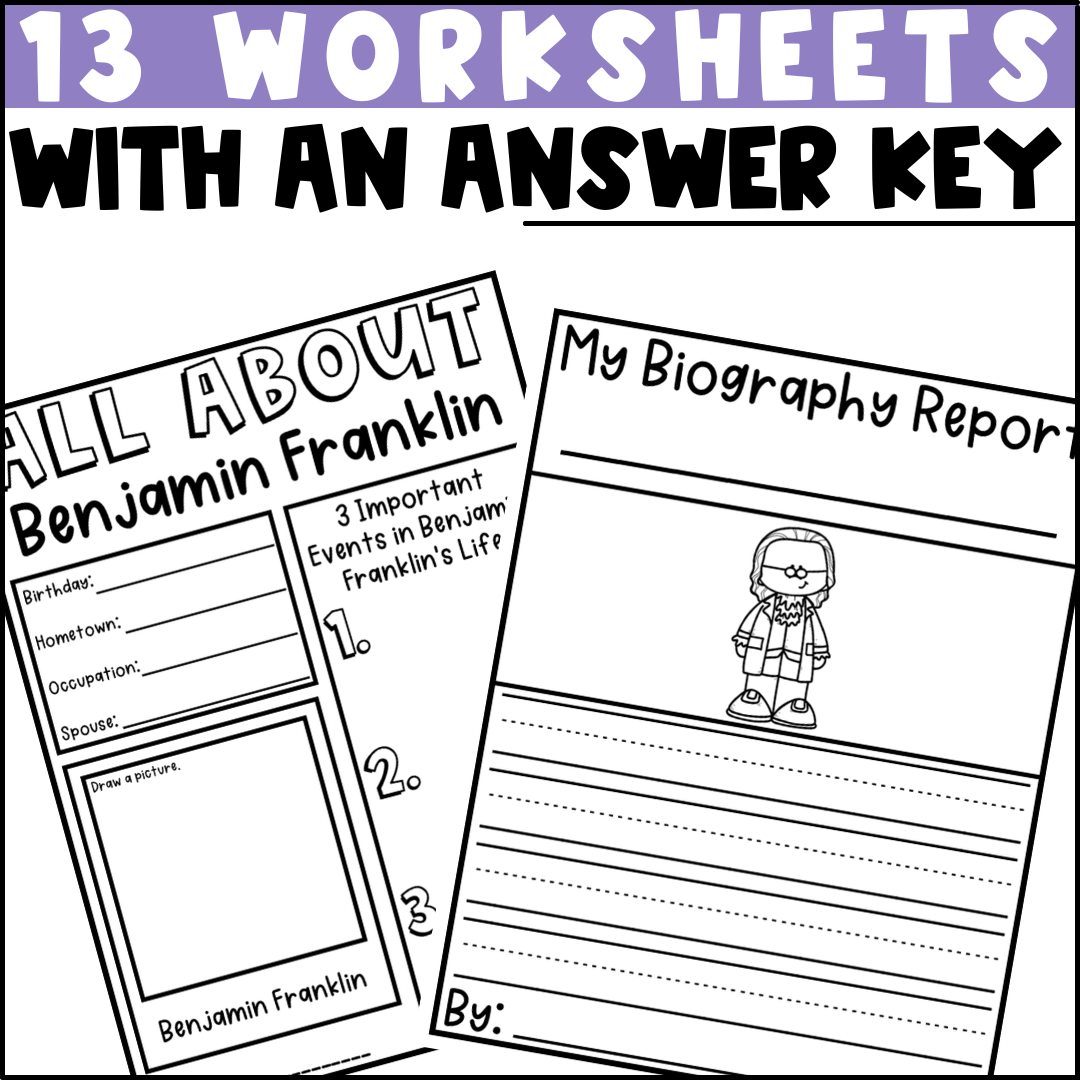 Benjamin Franklin Reading Comprehension Worksheet