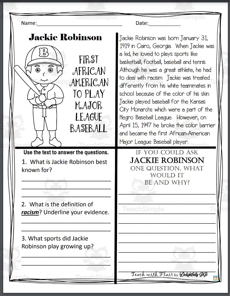 Biography Jackie Robinson