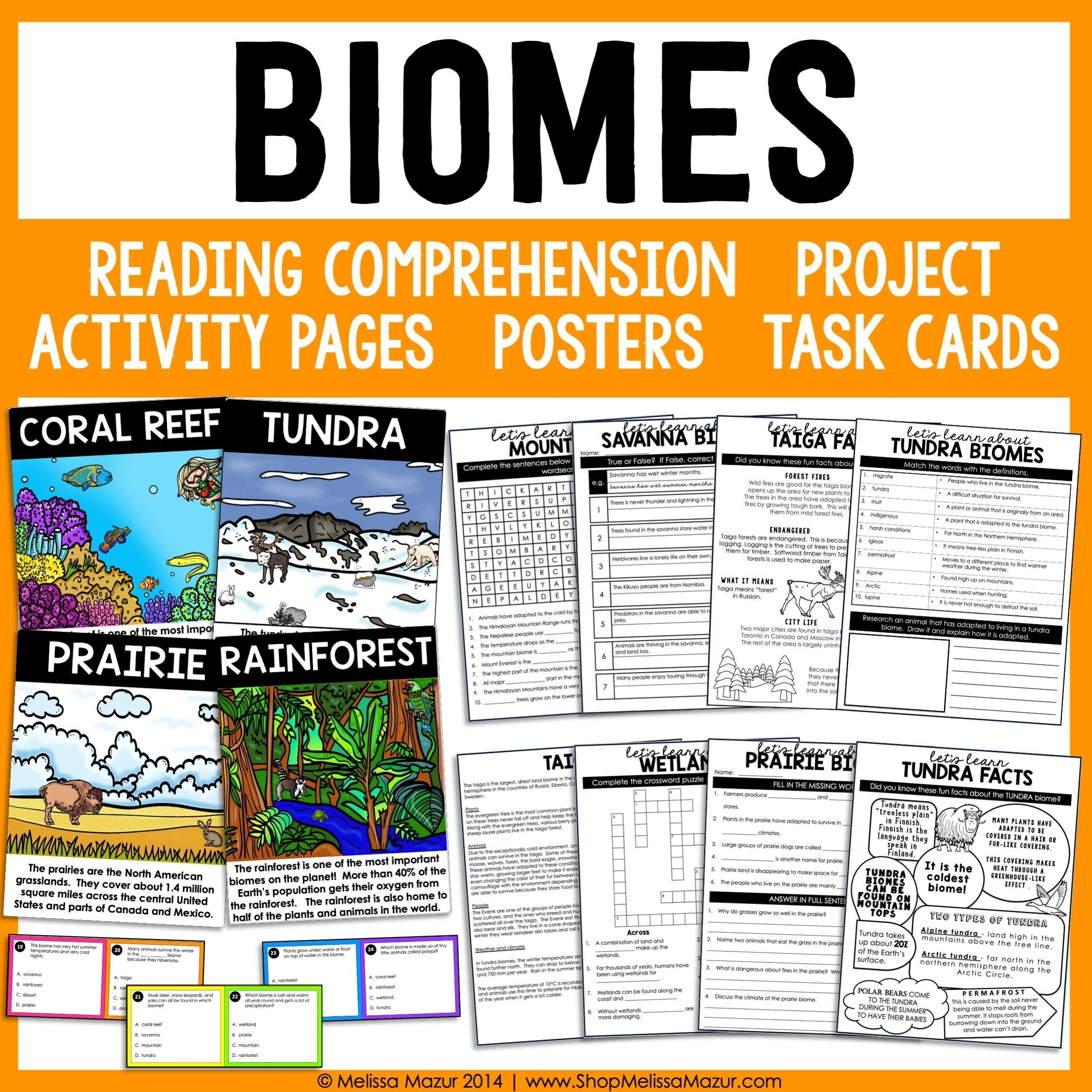 Biomes Reading Comprehension Worksheets Pdf