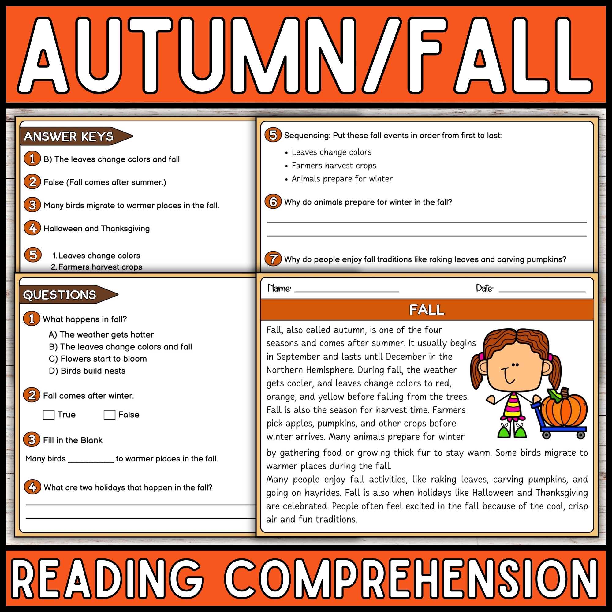 Louis Armstrong Reading Comprehension Worksheets