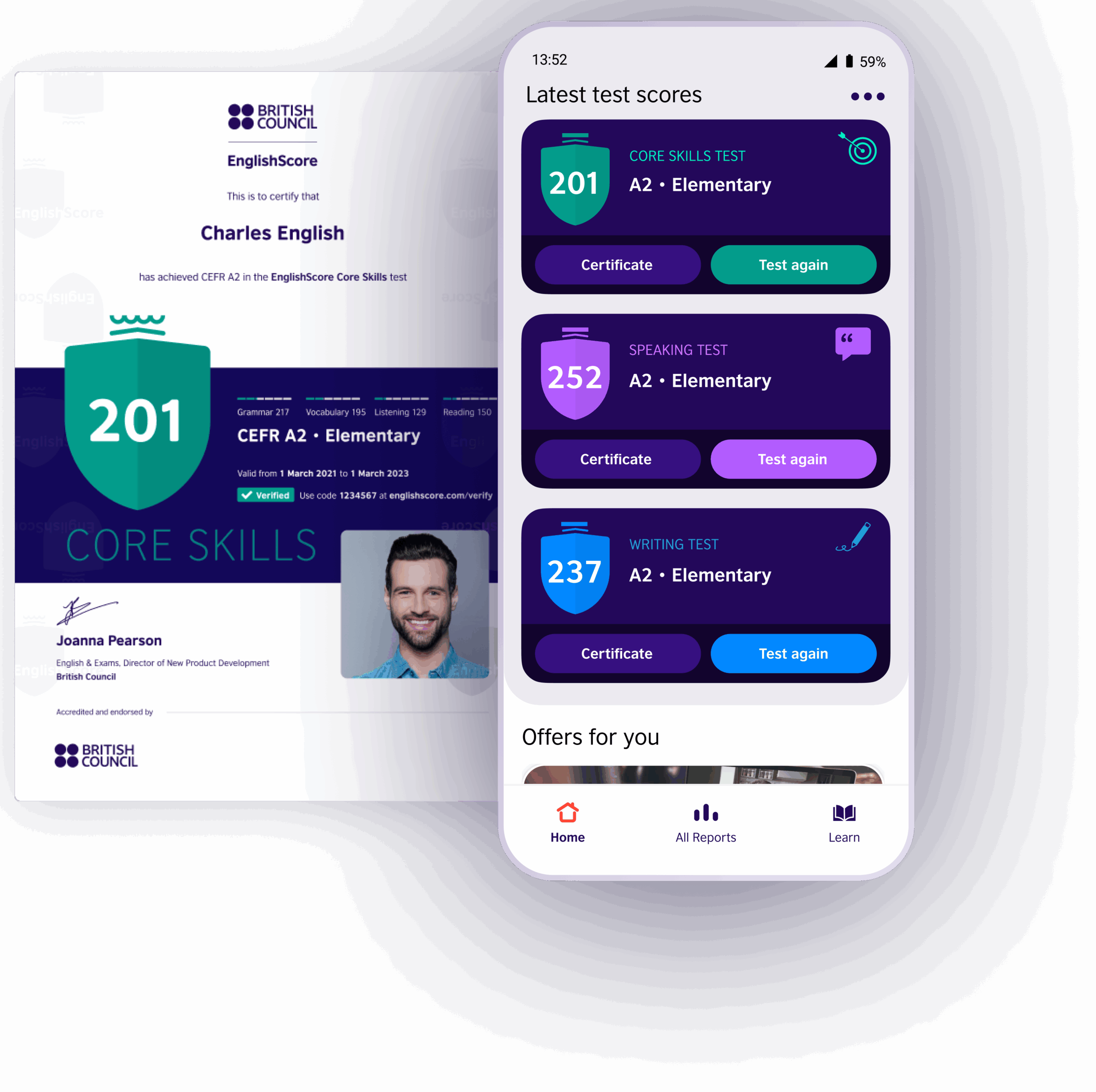 British Council EnglishScore The Global Mobile English Test U0026 Certificate
