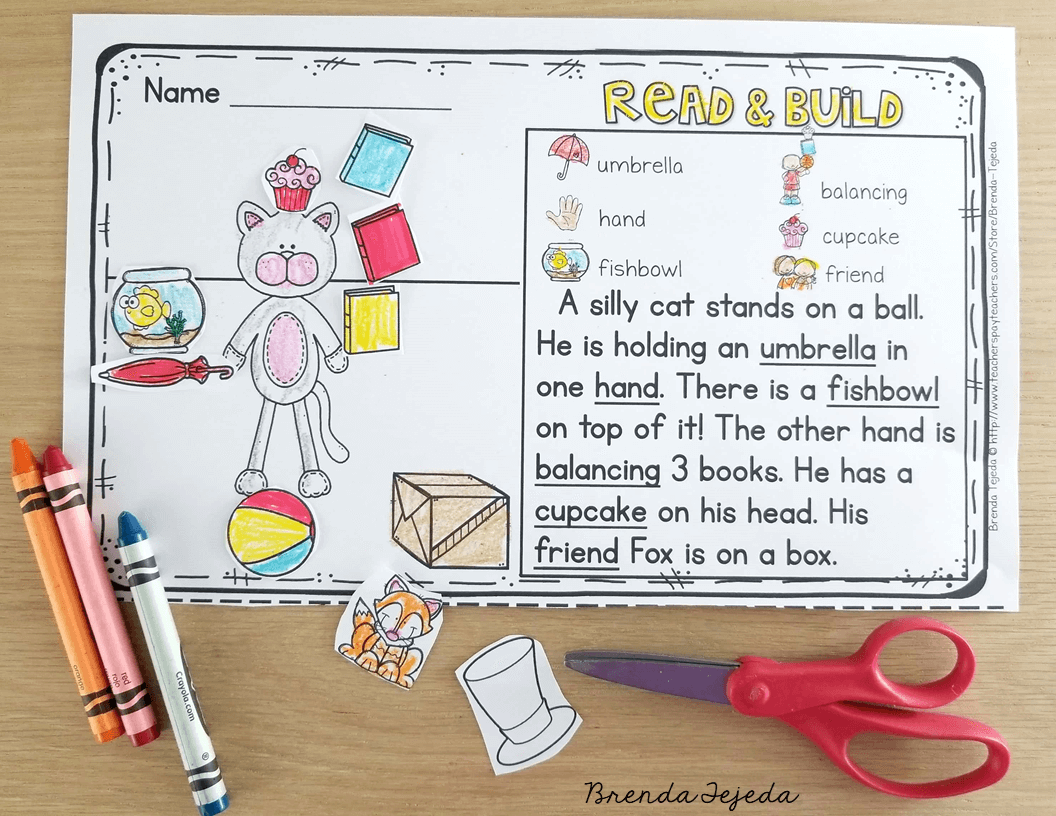 BUNDLE Reading Comprehension Cut U0026 Paste Passages Tejeda s Tots