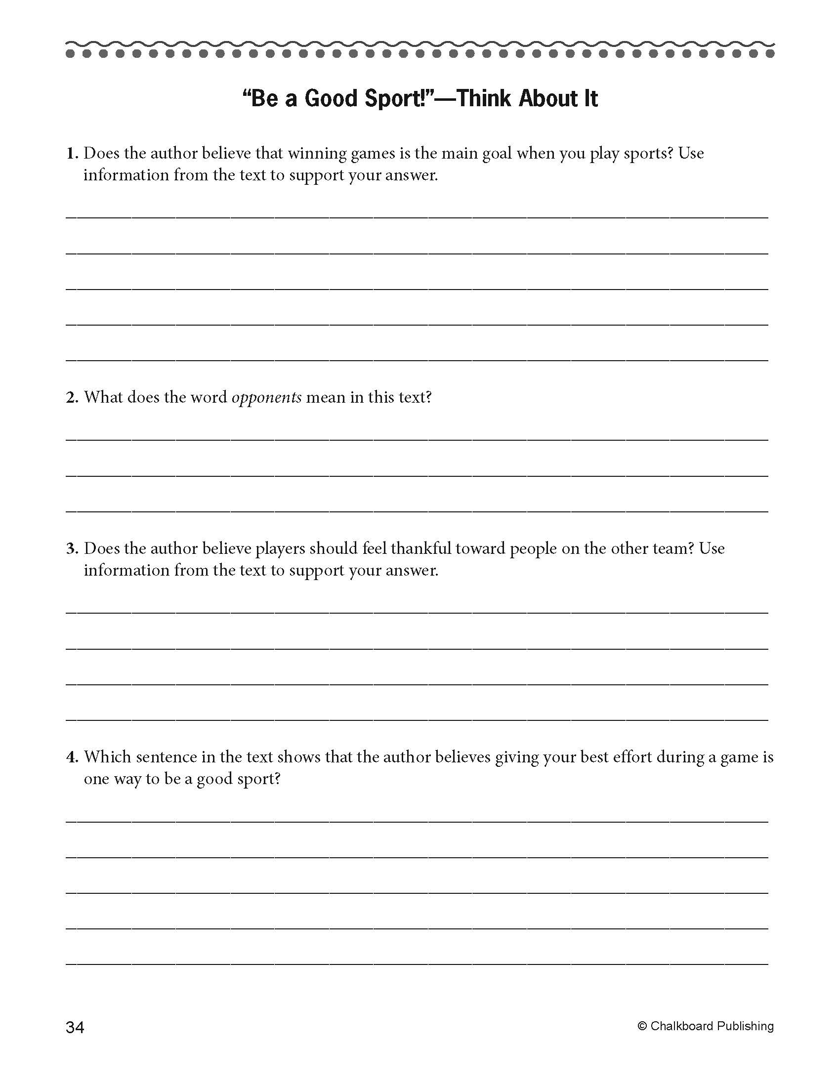 Canadian Daily Reading Comprehension Grade 4 Workbook