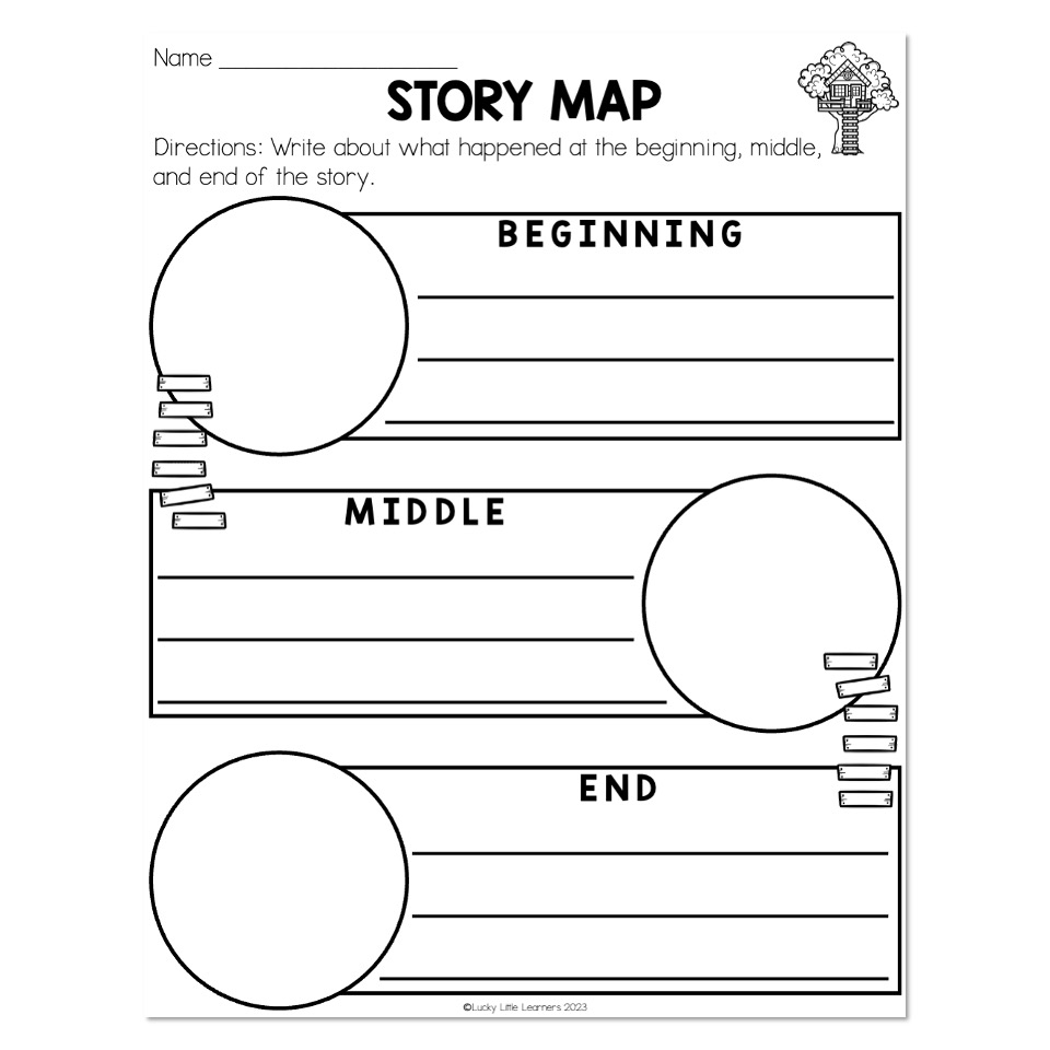 Chapter Book Companion Magic Tree House Story Map Lucky 