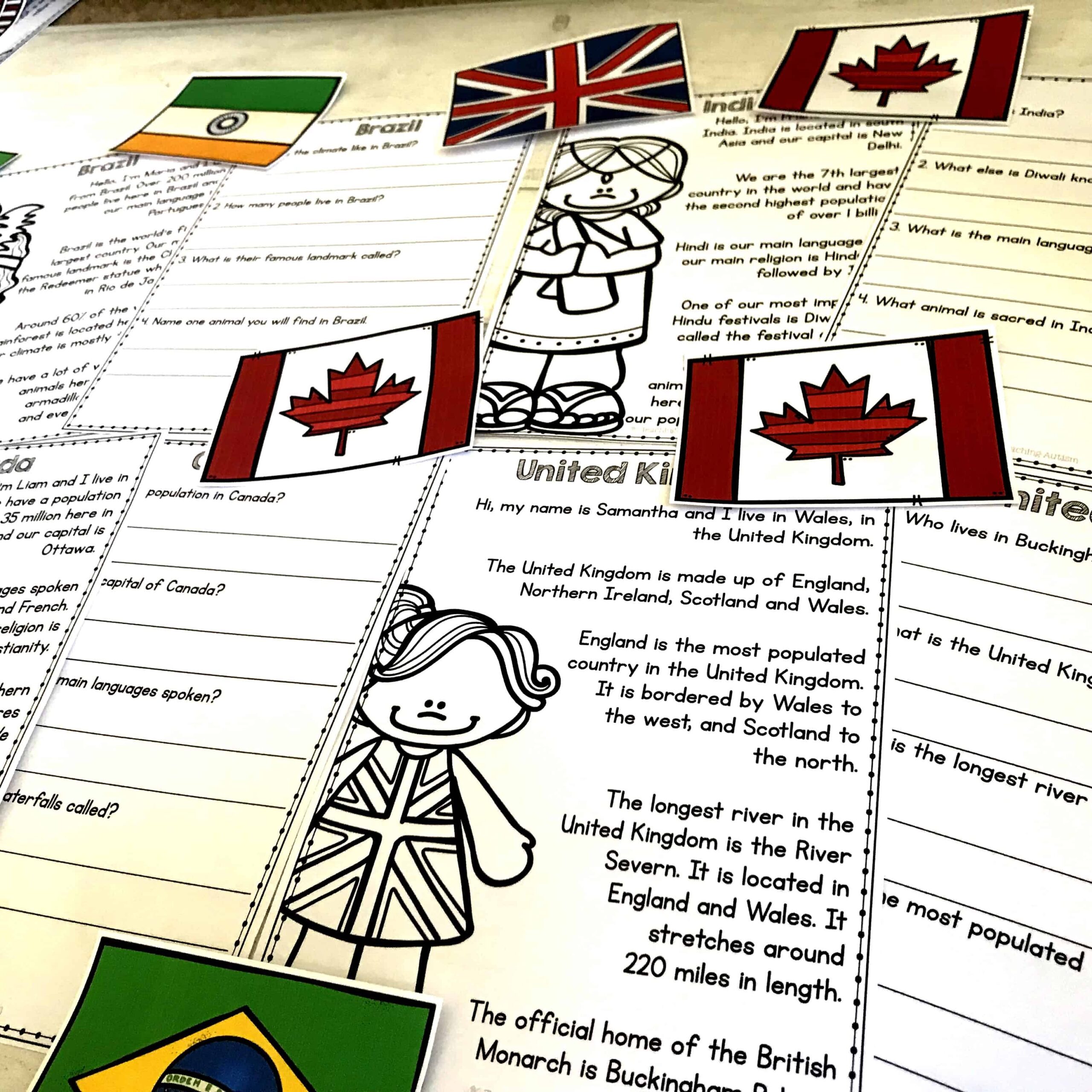 Children Around The World Reading Comprehension