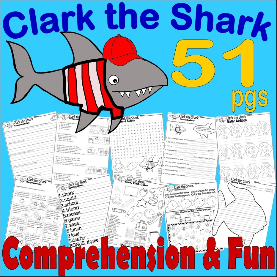 Clark The Shark Back To School Book Companion Reading 