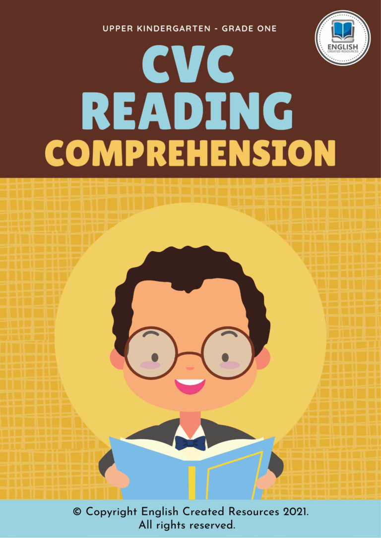 CVC Words Reading Comprehension English Created Resources