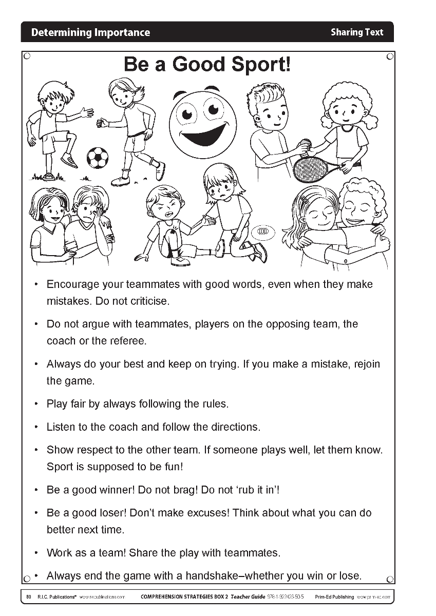 Determining Importance A Reading Strategy RIC Publications