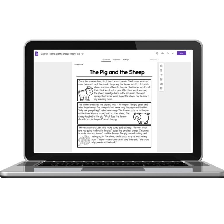 Digital 2nd Grade Reading Passage Moral And Summarizing The 