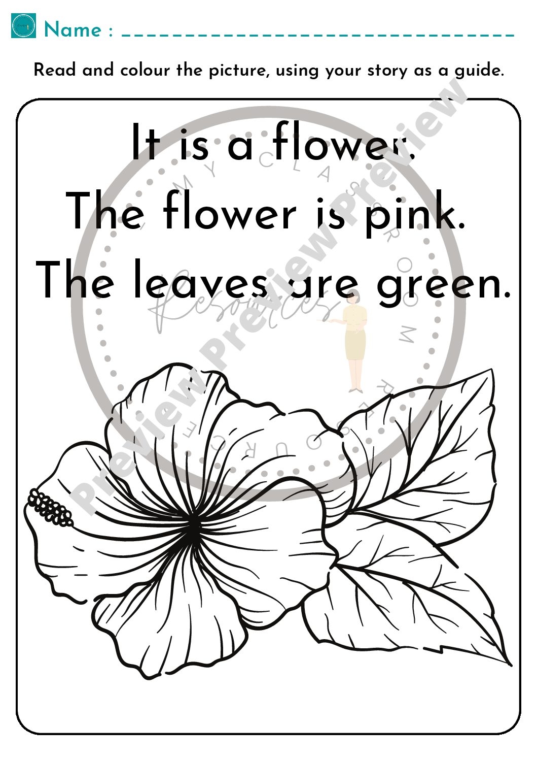 Early Reading Comprehension Stories Read And Colour