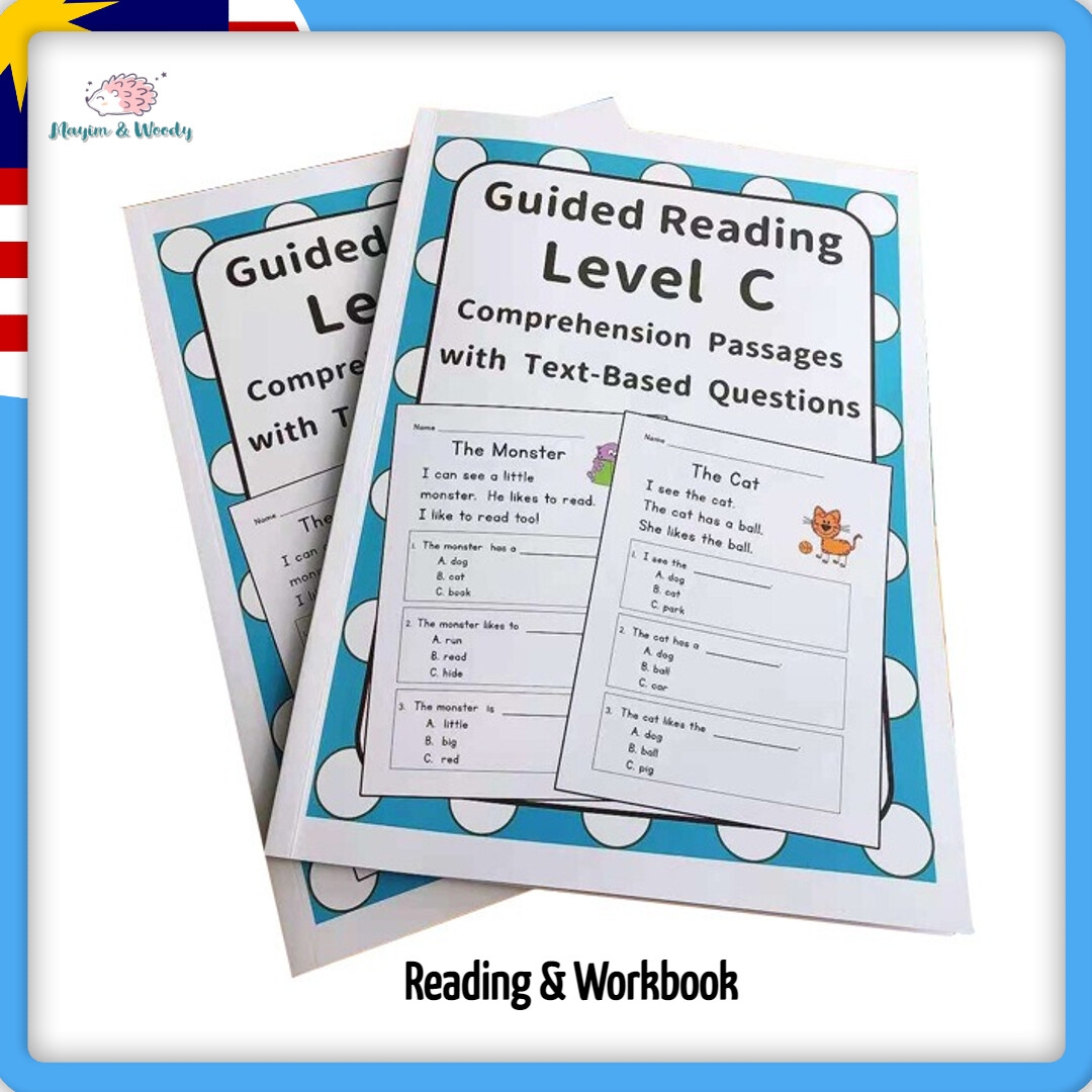 English Guided Reading Level C To D Comprehension Passages With Text Based Questions Kindergarten Reading Practice And Workbook Smart Pen Reading Support Lazada Lazada