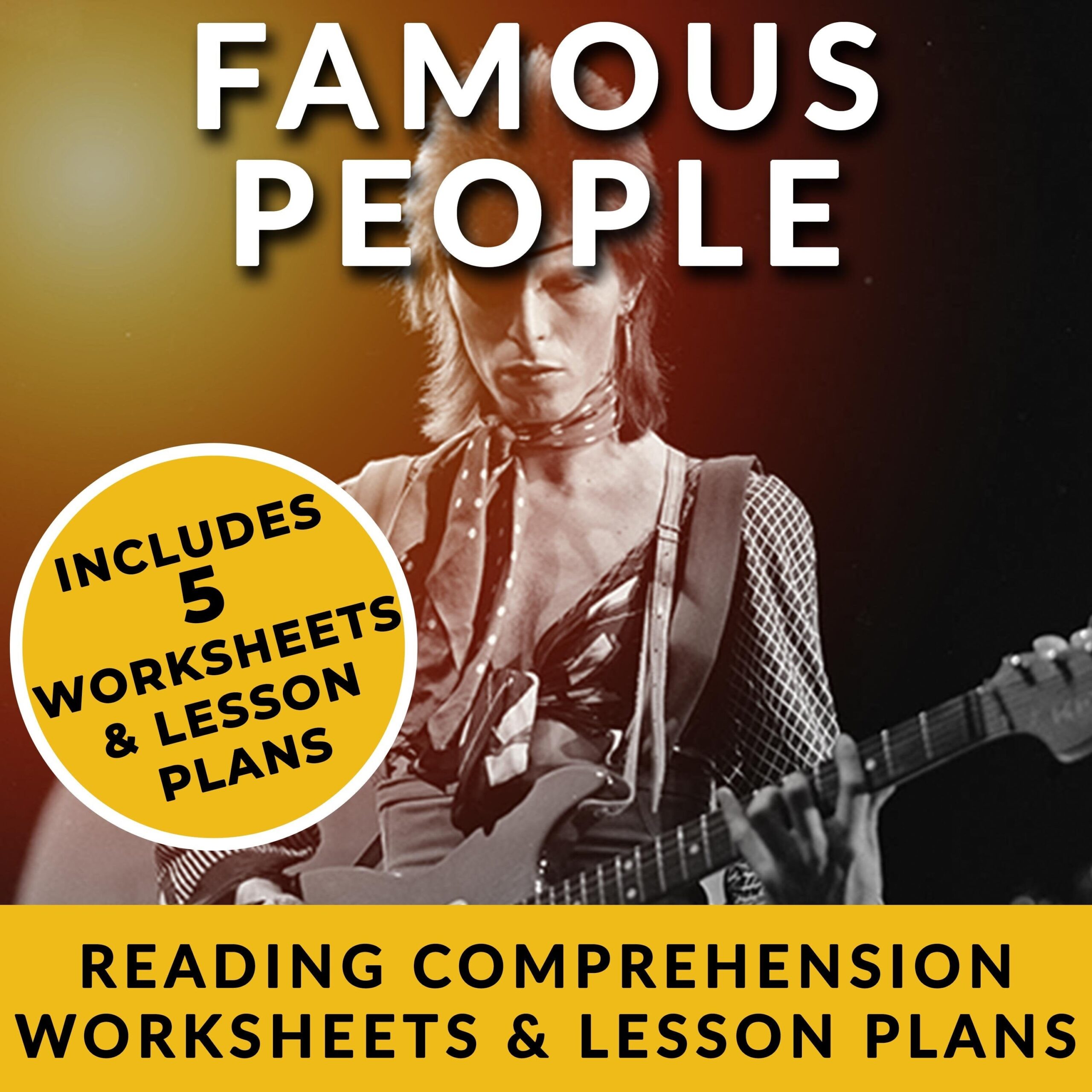 Famous People U0026 Celebrities SL Readings Discussions And Questions Teaching Worksheets Etsy