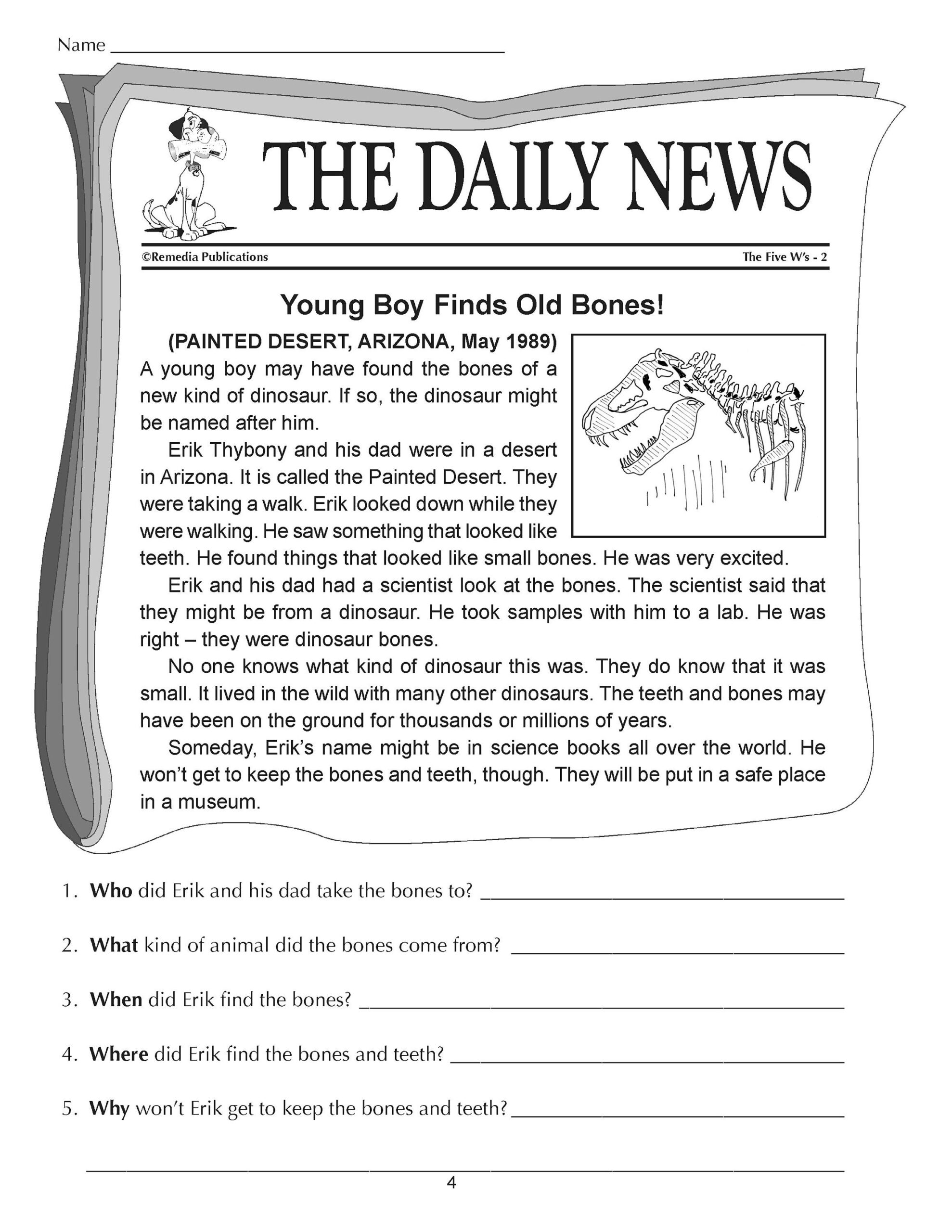 Fractured Fairy Tales U0026 5 Ws Questions For Reading Comprehension GOOGLE SLIDES Etsy