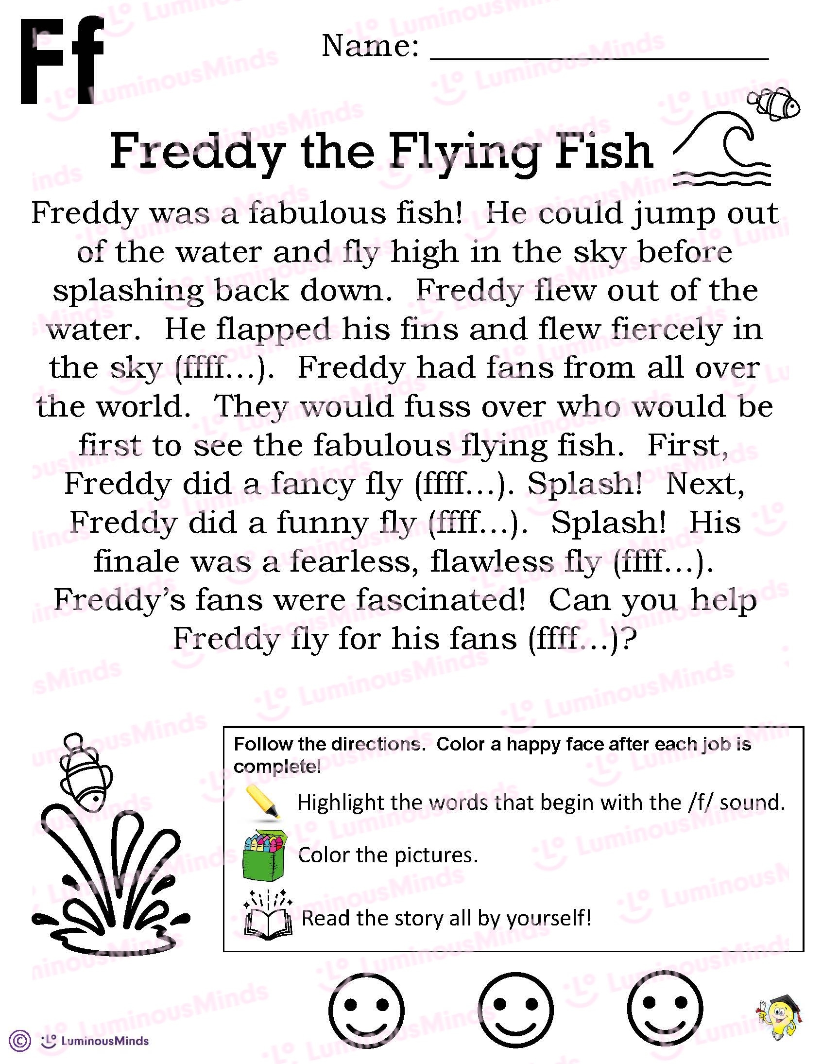Freddy The Flying Fish