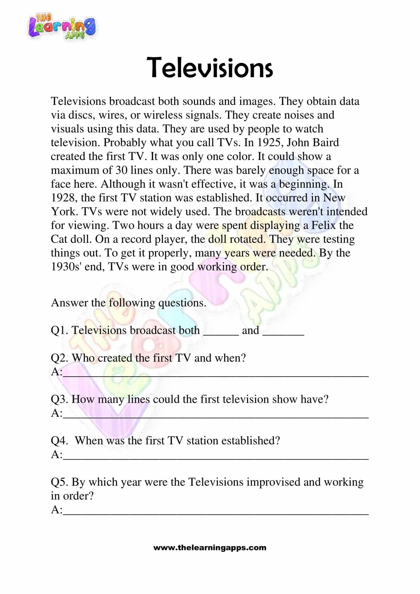Worksheets For Grade 2 Reading Comprehension