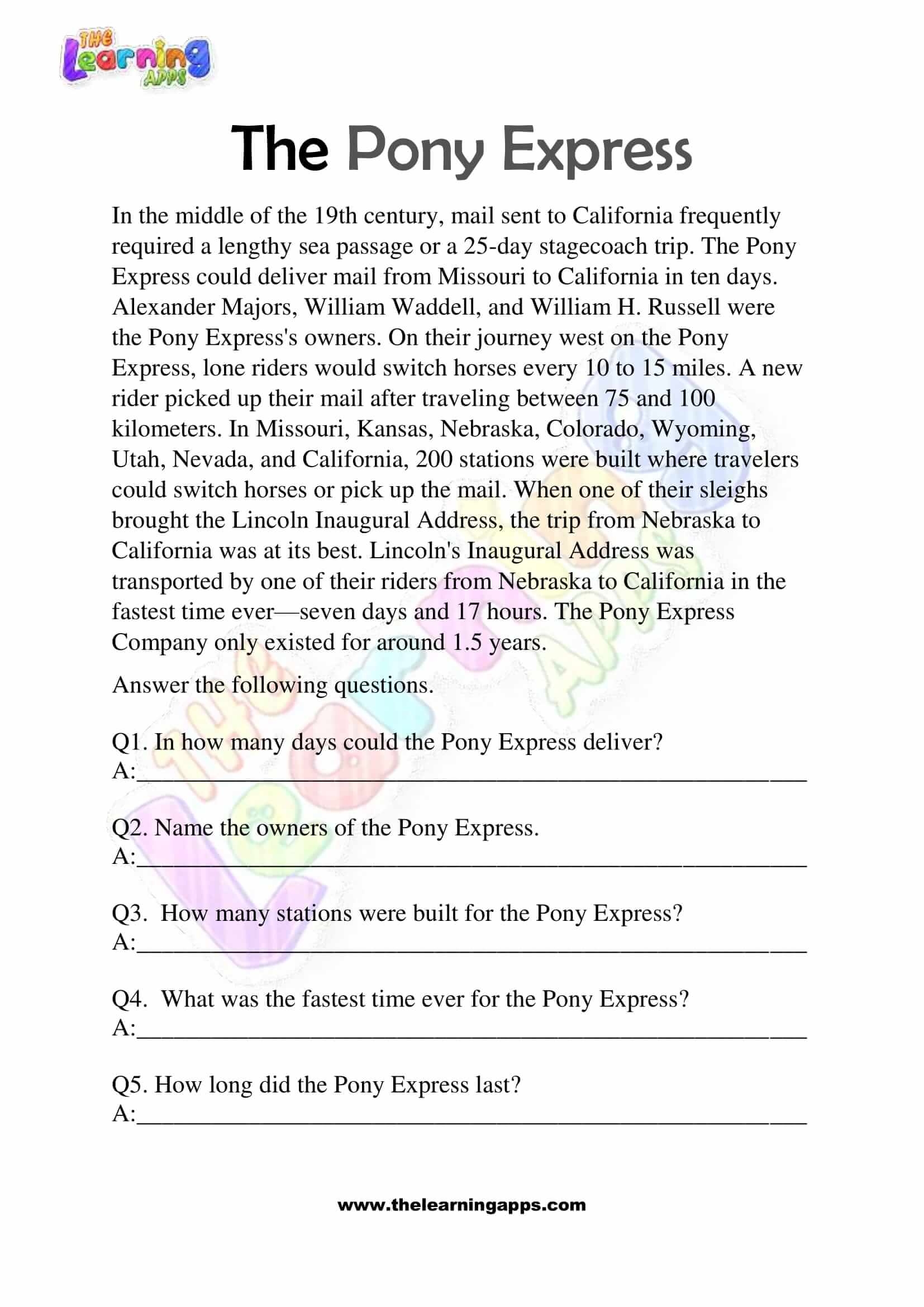 Nonfiction Reading Comprehension Worksheets