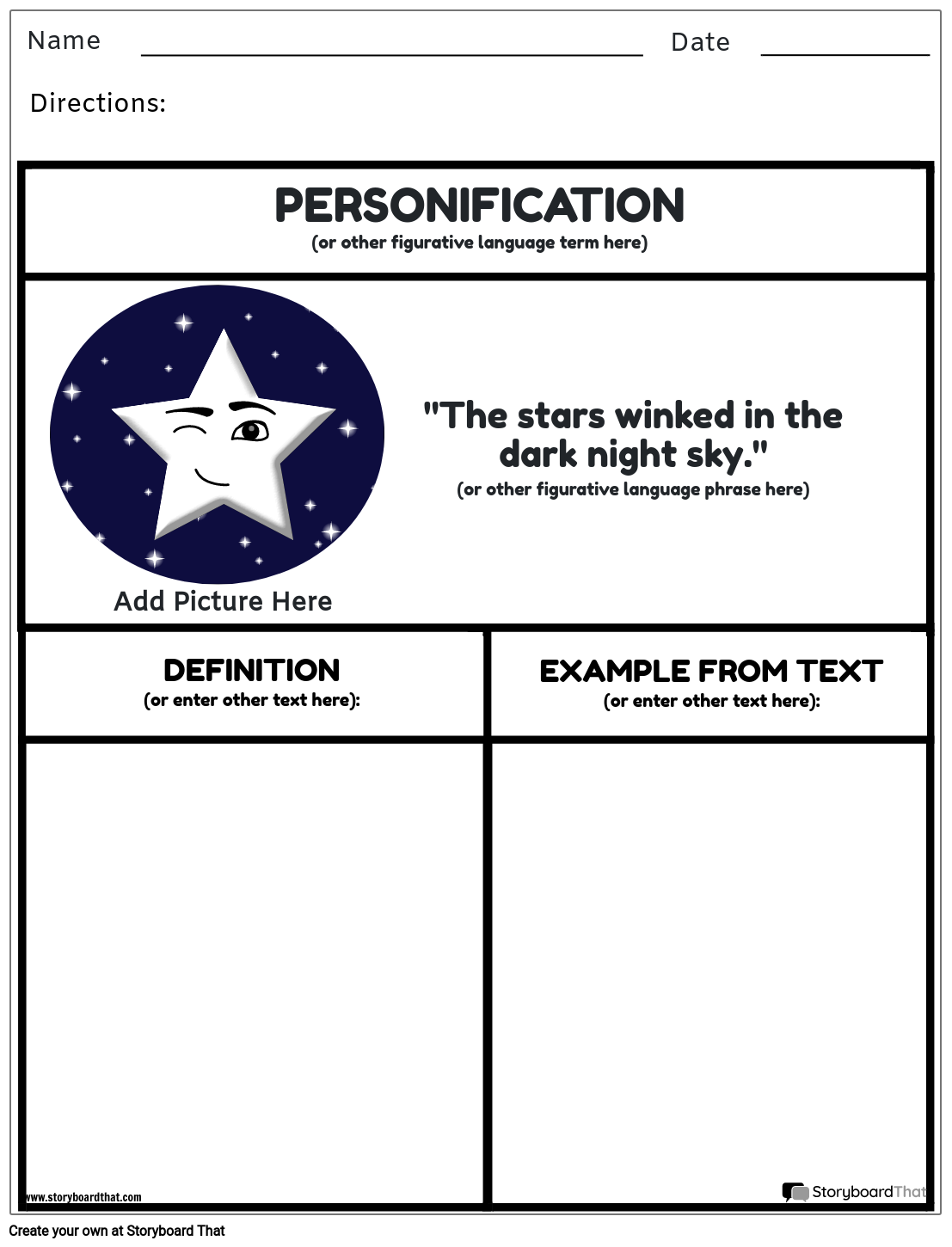 Free Printable Figurative Language Worksheets