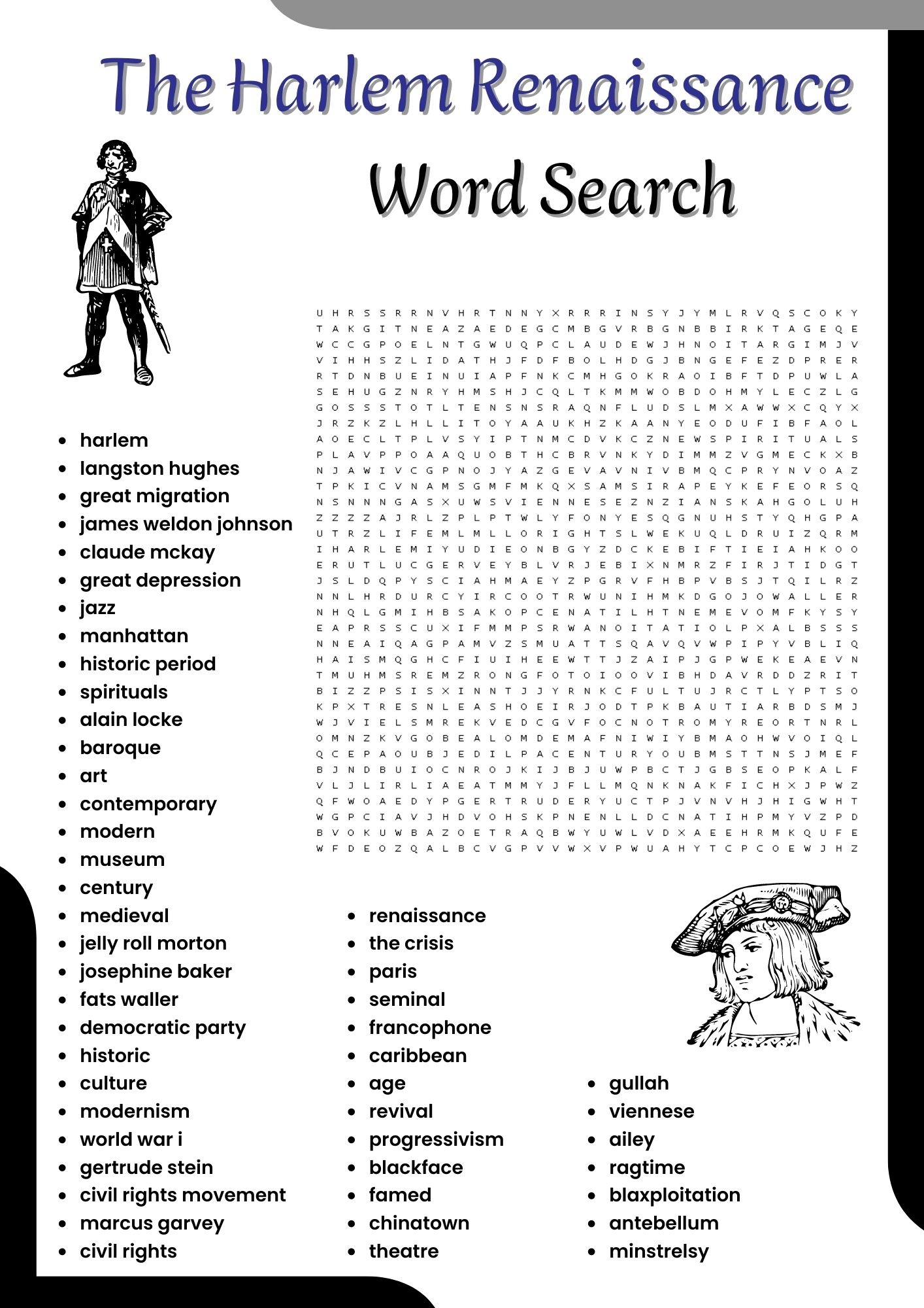 Harlem Renaissance Reading Comprehension Worksheets Pdf