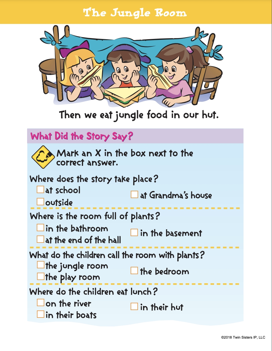 Grade 1 Reading Comprehension Volume 2 Printable Workbook By Teach Simple