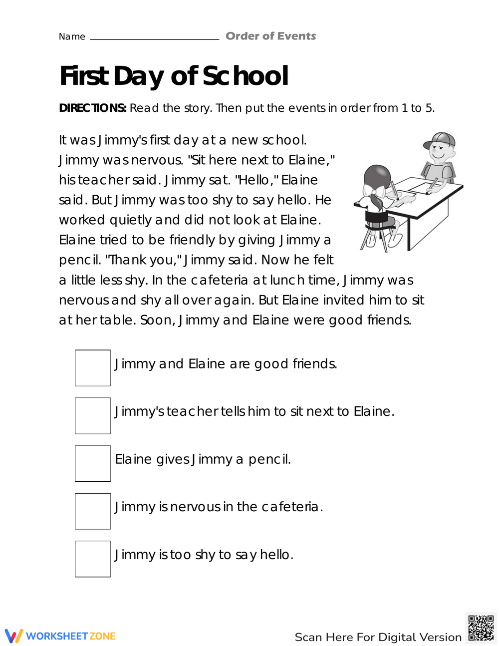 Grade 3 Sequencing Events Worksheets 2025