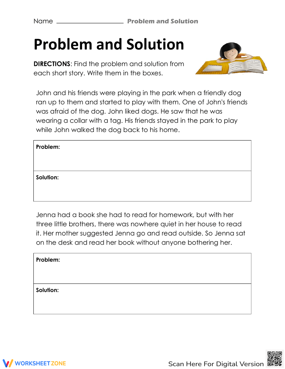 Grade 5 Identifying Problems And Solutions In Reading Worksheets 2025