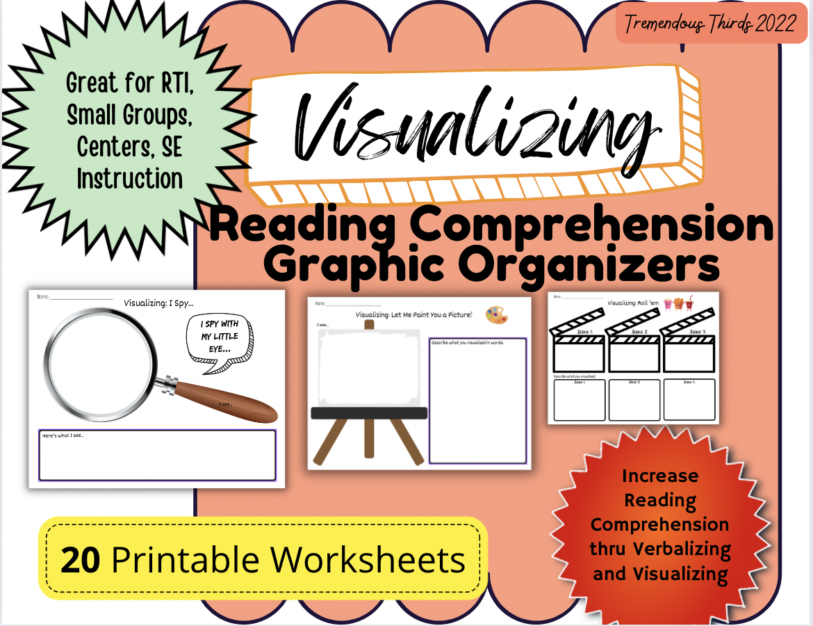 Graphic Organizer Worksheets Visualizing Strategy For Reading Comprehension Made By Teachers