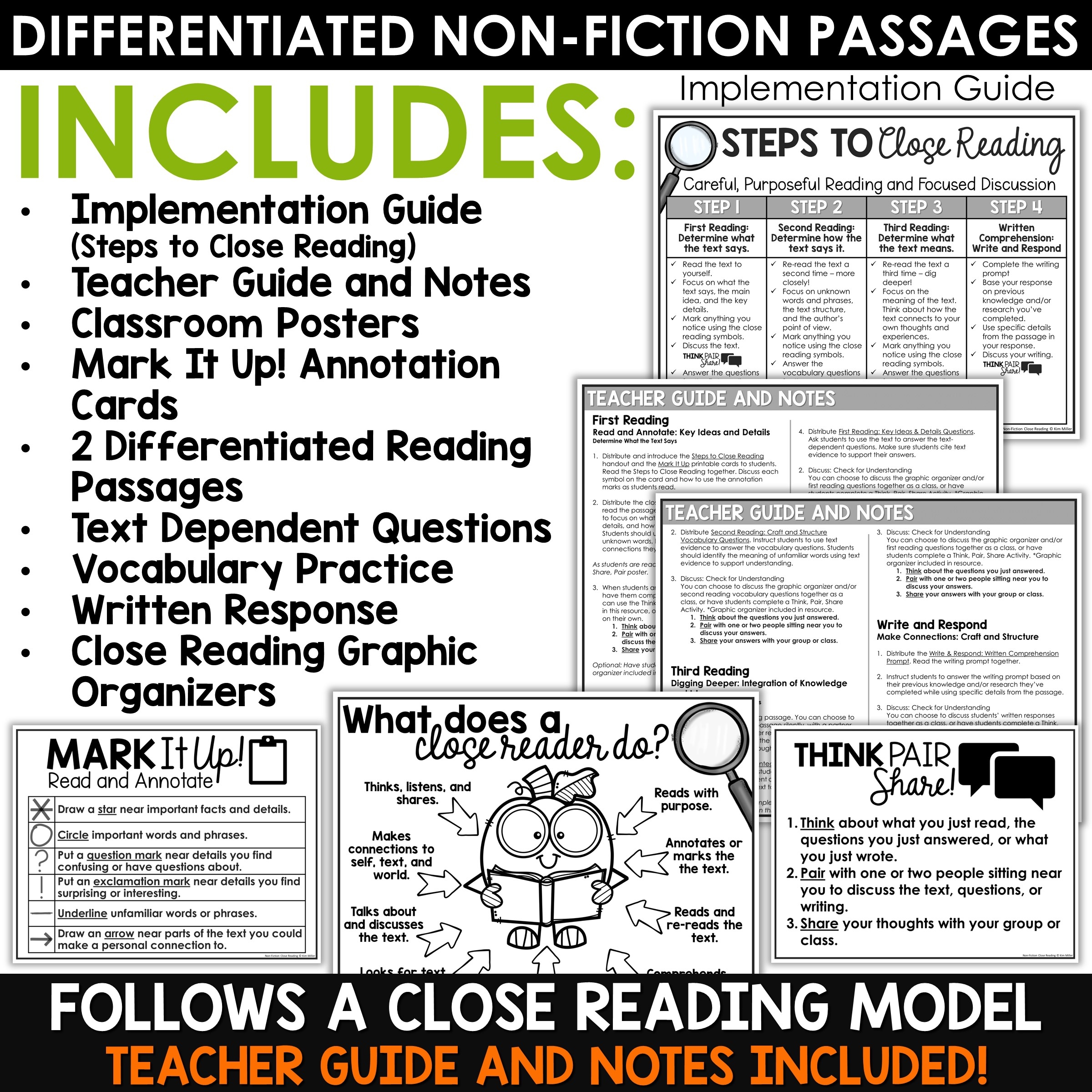 Halloween Reading Comprehension Passages Ghosts A Love Of Teaching Kim Miller