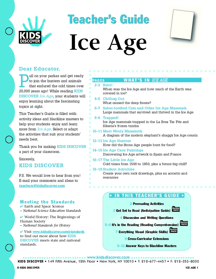 Ice Age Kids Discover