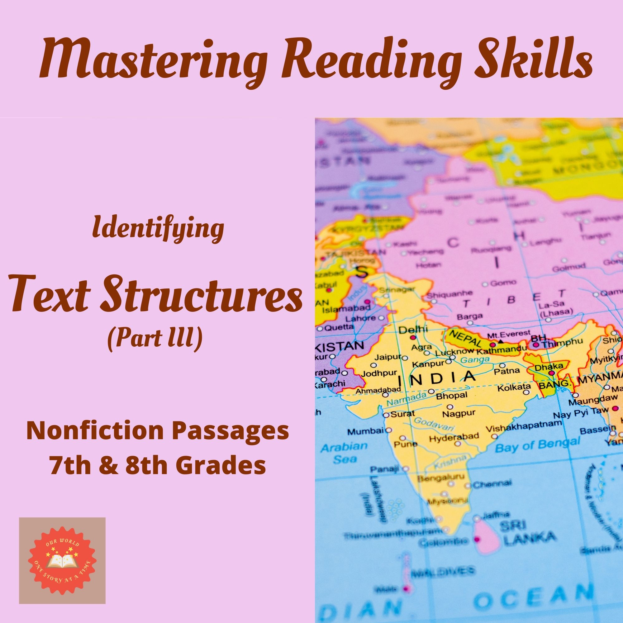 Reading Comprehension Worksheets Identifying Maps