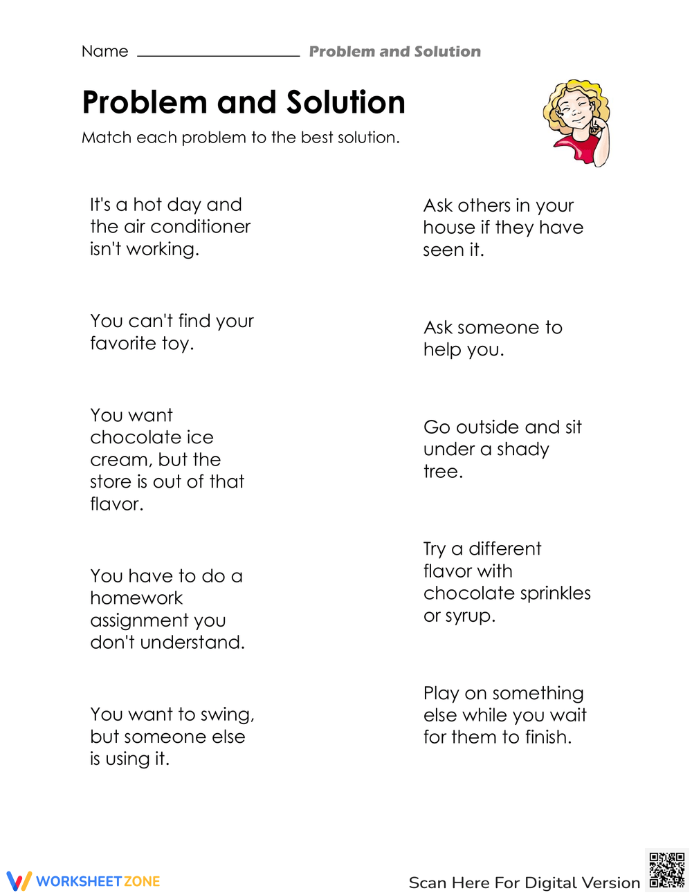 Identifying Problems And Solutions In Reading Worksheets 2025