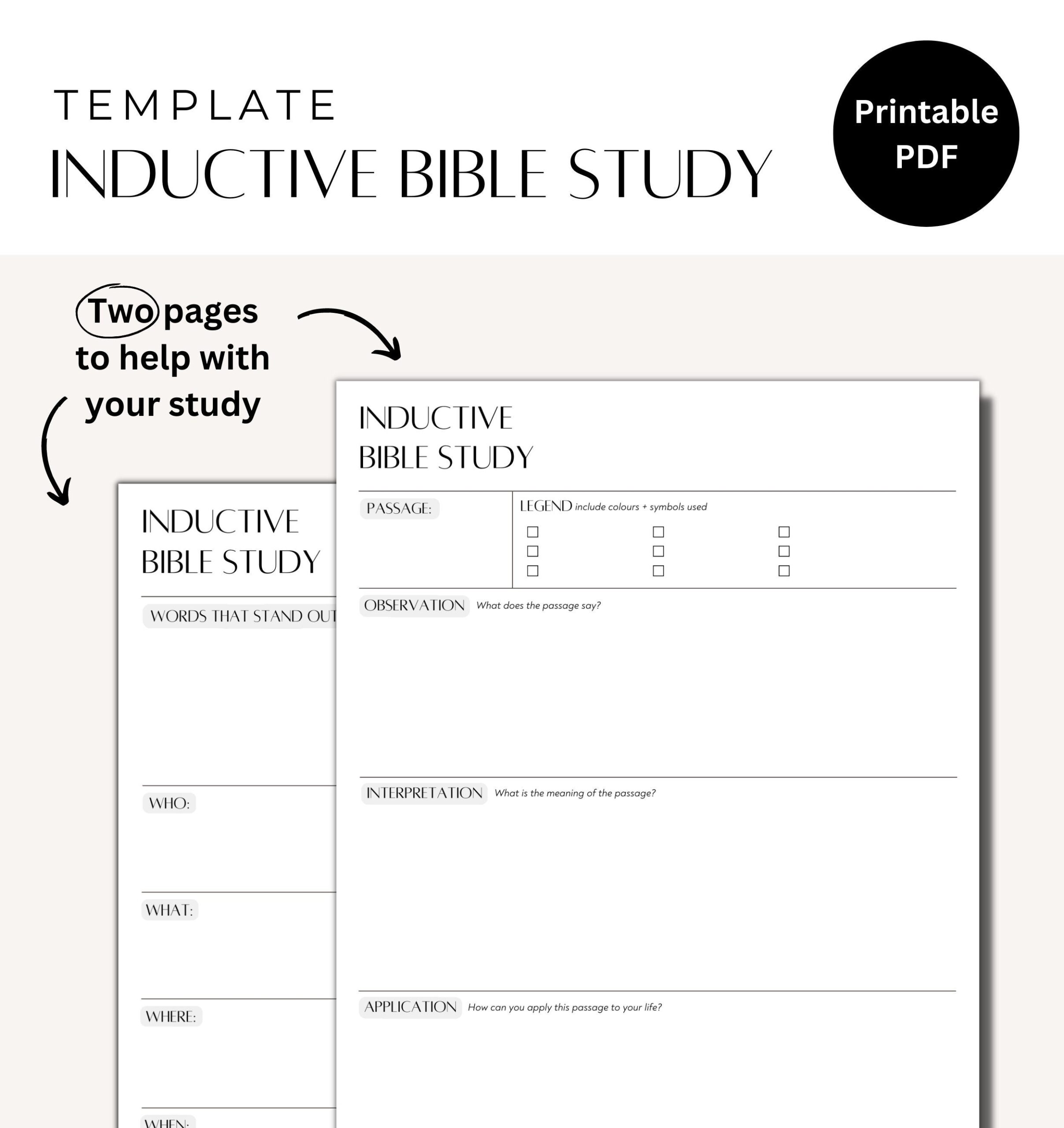 Printable Bible Reading Comprehension Worksheets