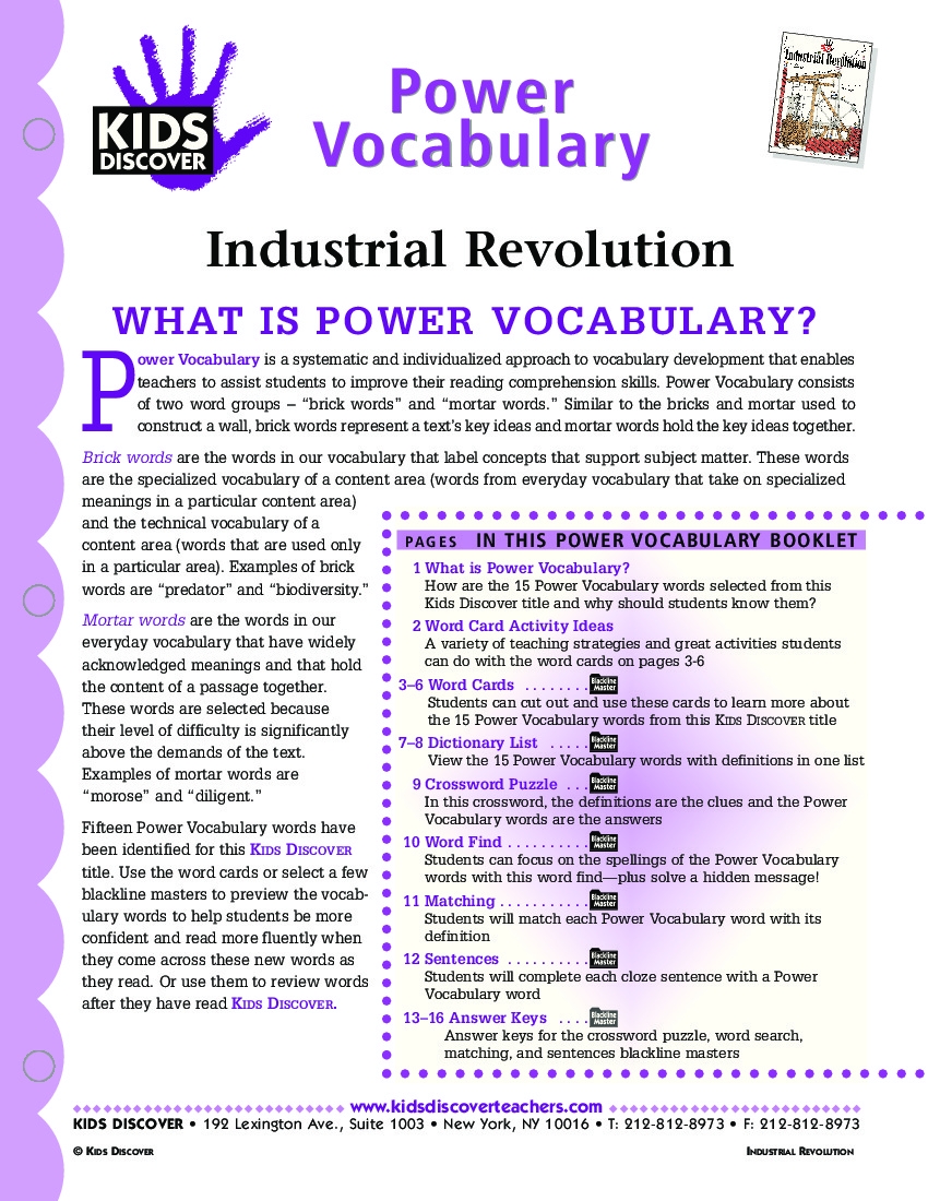 Industrial Revolution Kids Discover