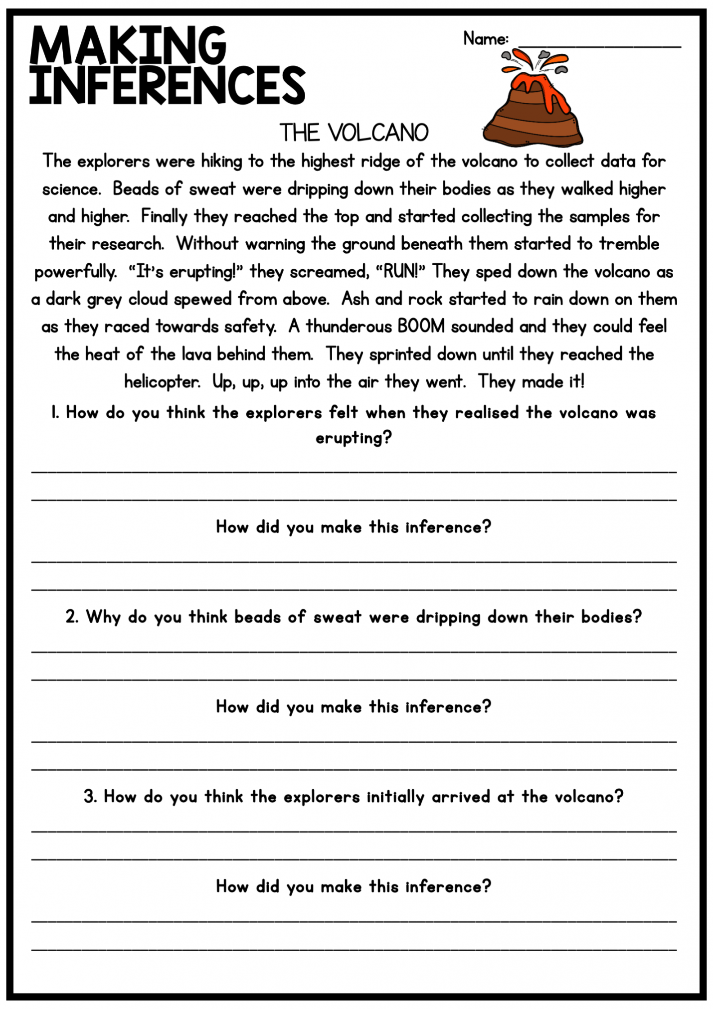 Inference Worksheet 2nd Grade Inference Making Inferences Worksheets Library
