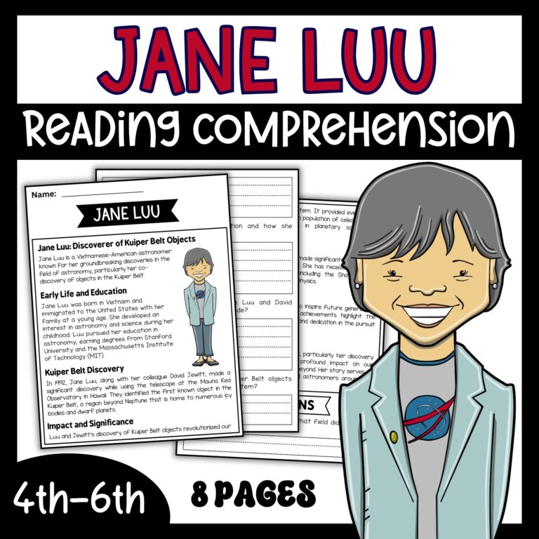 Jane Luu Reading Comprehension Passage U0026 Questions May AAPI 