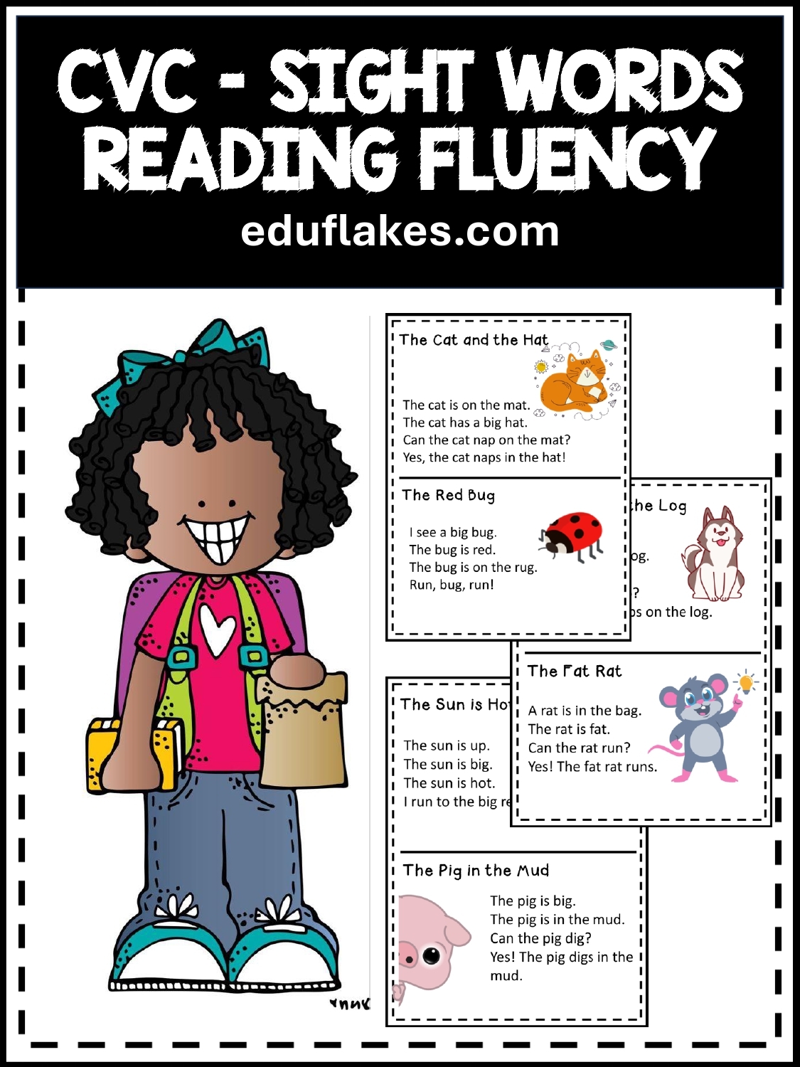 Free Cvc Reading Comprehension Worksheets Pdf