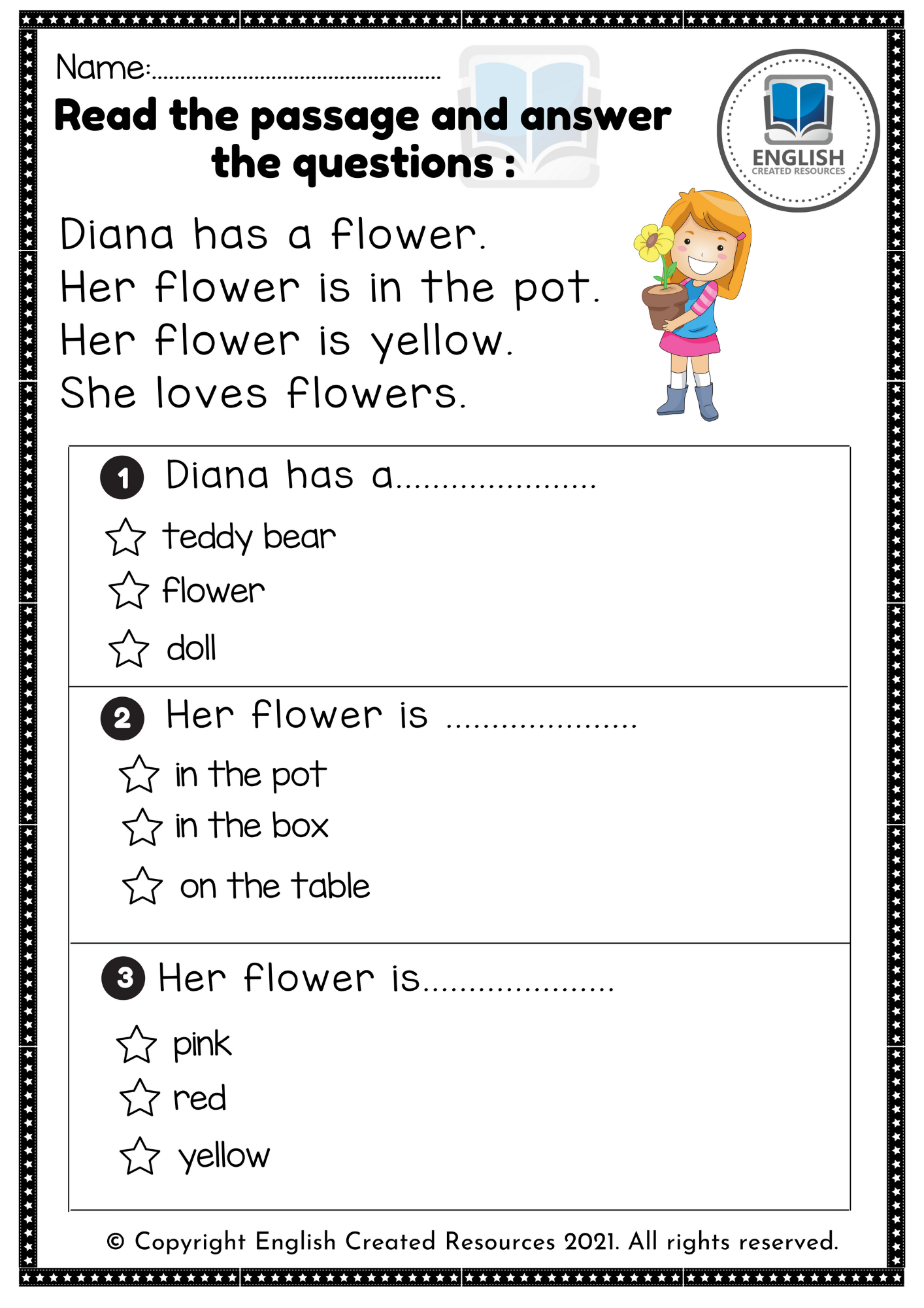 Reading Comprehension Worksheets Toddlers