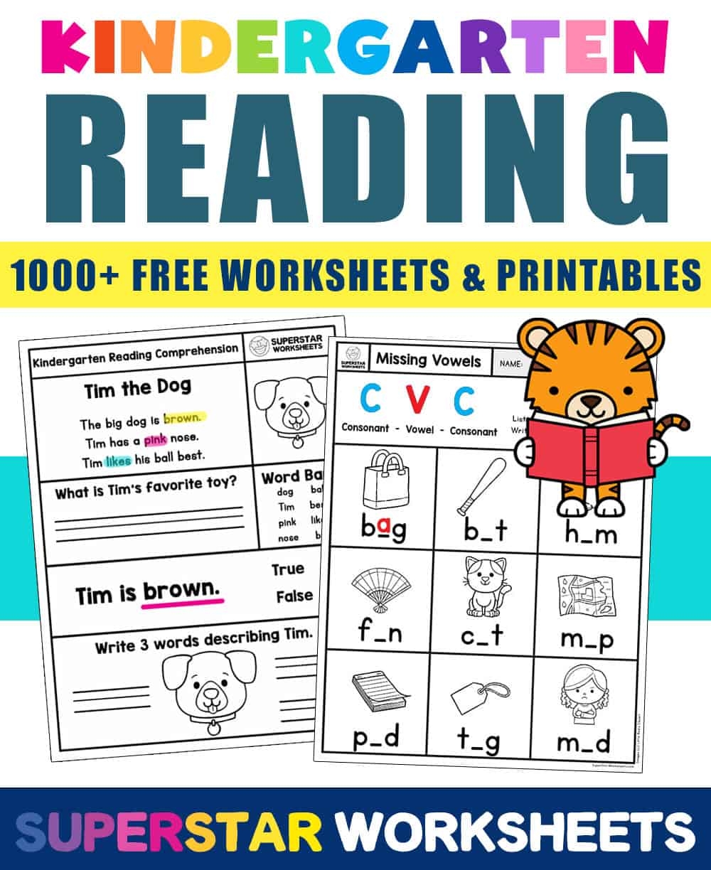 Reading Comprehension Kindergarten Free Printable Worksheets