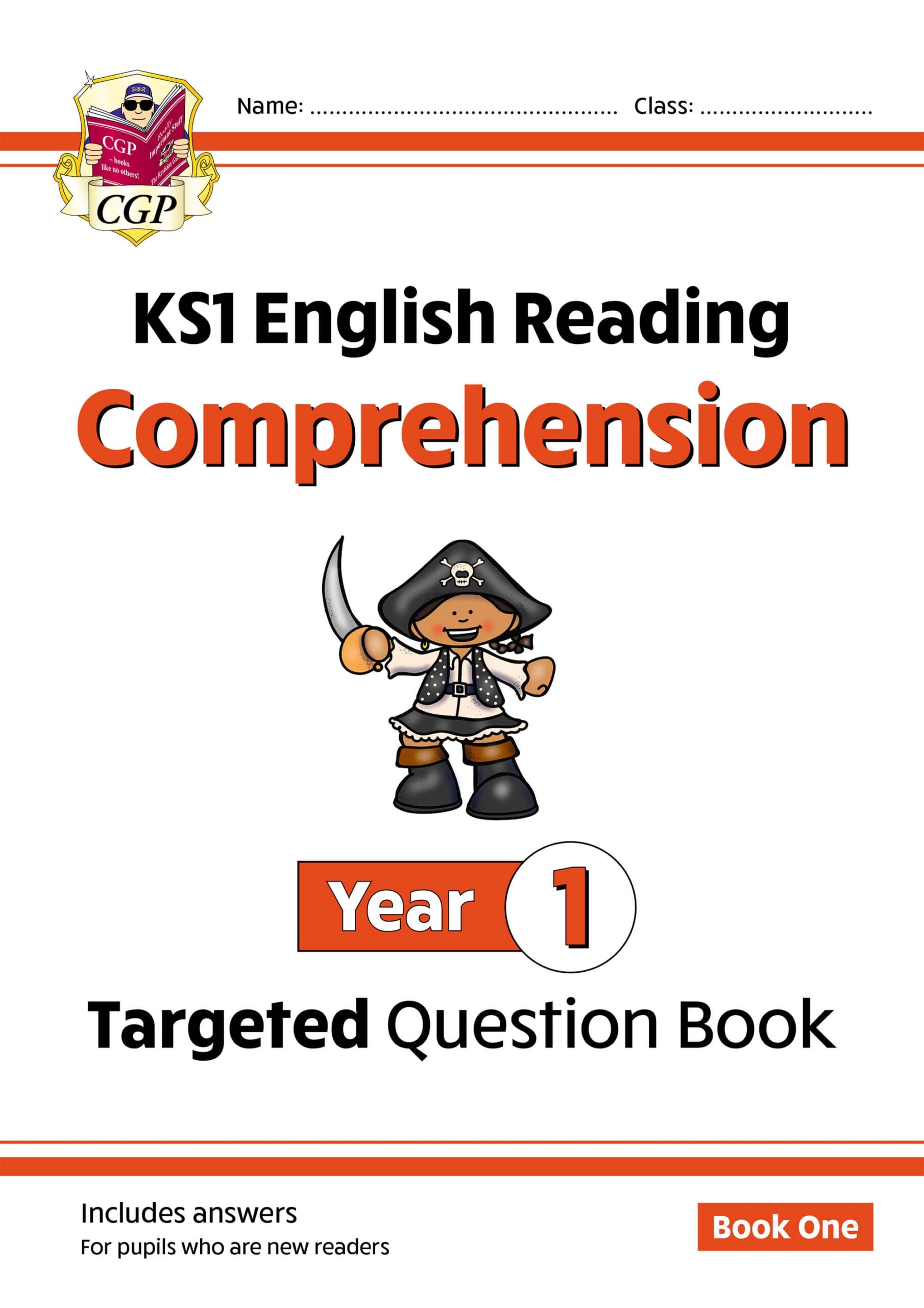 KS1 English Year 1 Reading Comprehension Targeted Question Book Book 1 with Answers CGP Books