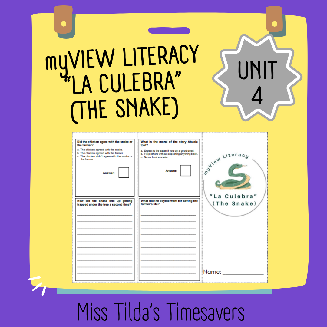 Snake Reading Comprehension Worksheet